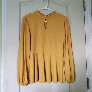 NWOT Peplum top